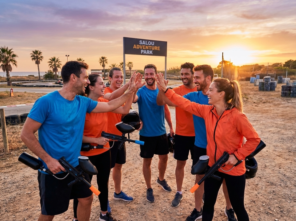 Campo paintball Base Militar tematizado para despedidas en Cataluña
