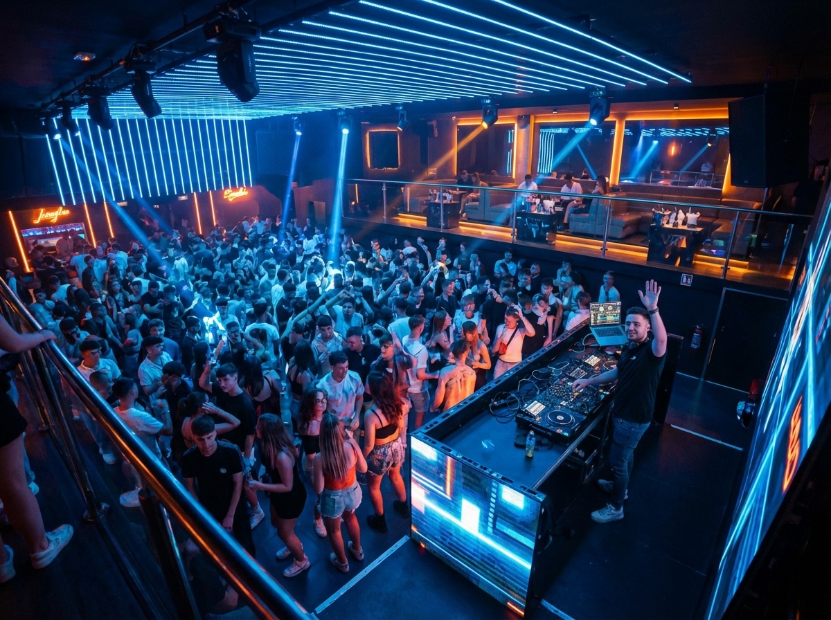 Noche en discoteca VIP incluida en el Pack Fiesta Completa